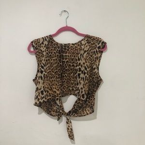 Better Be Cheetah Print Crop Top